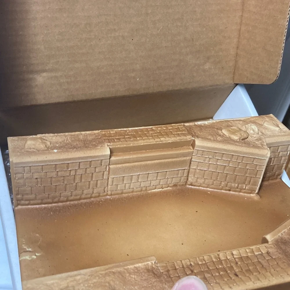 Custom Dioramics 1/35 Canal Dyke Bridge France WWII, unbuilt, polyfoam resin kit